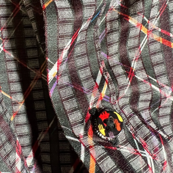 Luchiano Visconti‎ Black Men Button Shirt- XLT - Picture 4 of 12